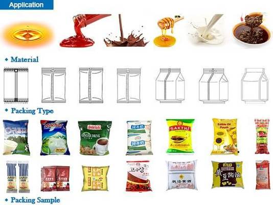 Liquid Paste Packaging Machine, Vertical Back-Seal Bag, Four-Side Seal Bag, Pillow Bag, Roll Film Packaging Machine