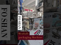 Productos cárnicos embalado máquina de embalaje automática bajo el material de sellado de vacío de nitrógeno