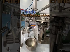 Máquina de embalaje de líquidos giratoria de ocho estaciones bolsa prefabricada de acero inoxidable 304/316