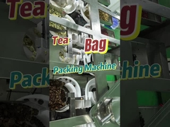 Máquina de bolsas de té variedad de flores de la máquina de mezcla de té de malla transparente bolsas de té triangulares