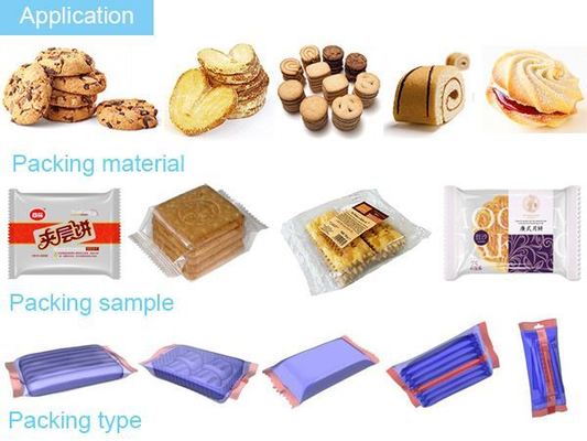 Pillow Packaging Machine for Semi-Automatic Mooncakes, Vegetables, and Bread